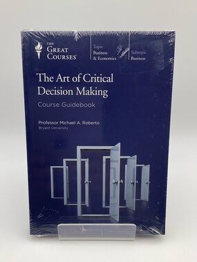 The Art Of Critical Decision Making - Course Guidebook & 4-Disc DVD Set